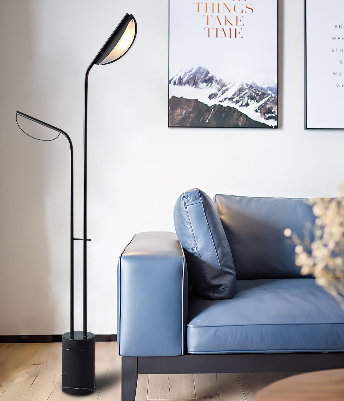 Selarielle Minimalist Marble Floor Lamp