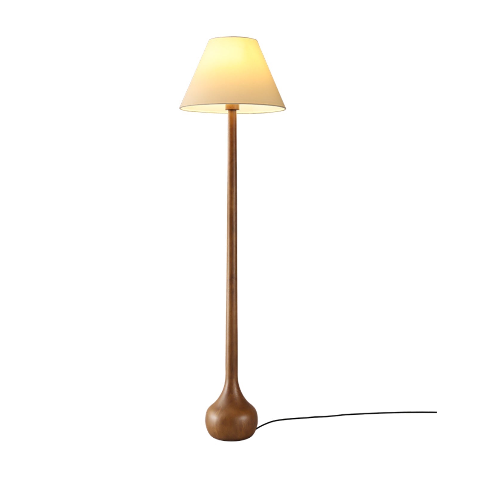 Elviseria Organic Wooden Floor Lamp