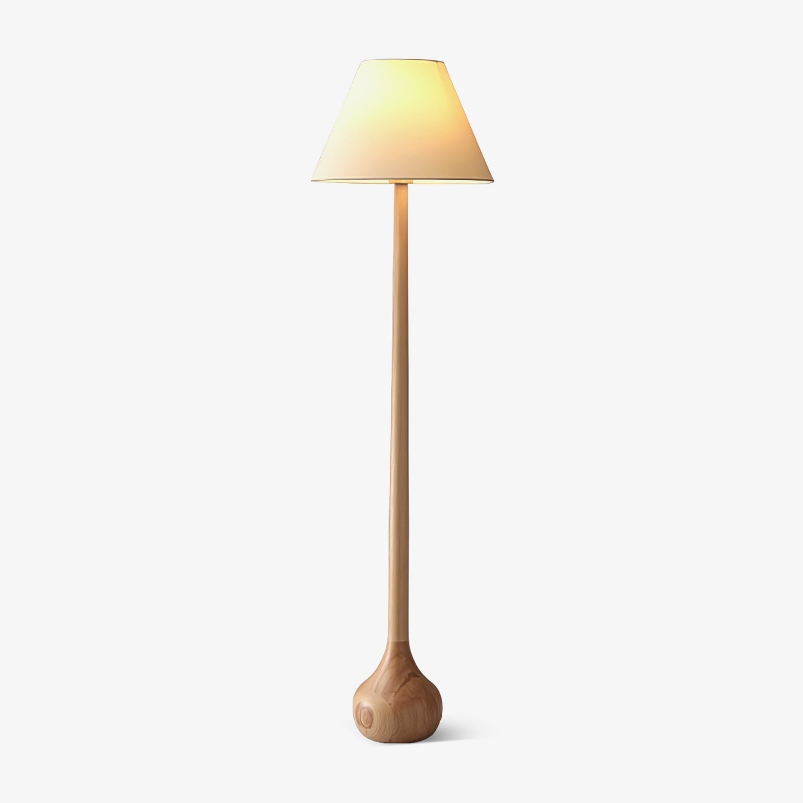 Elviseria Organic Wooden Floor Lamp
