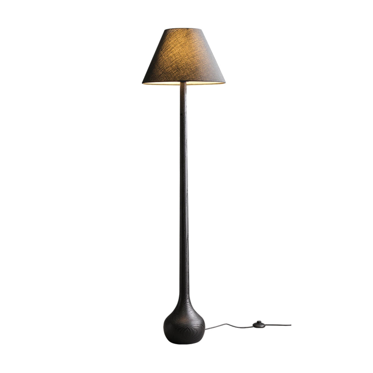 Elviseria Organic Wooden Floor Lamp