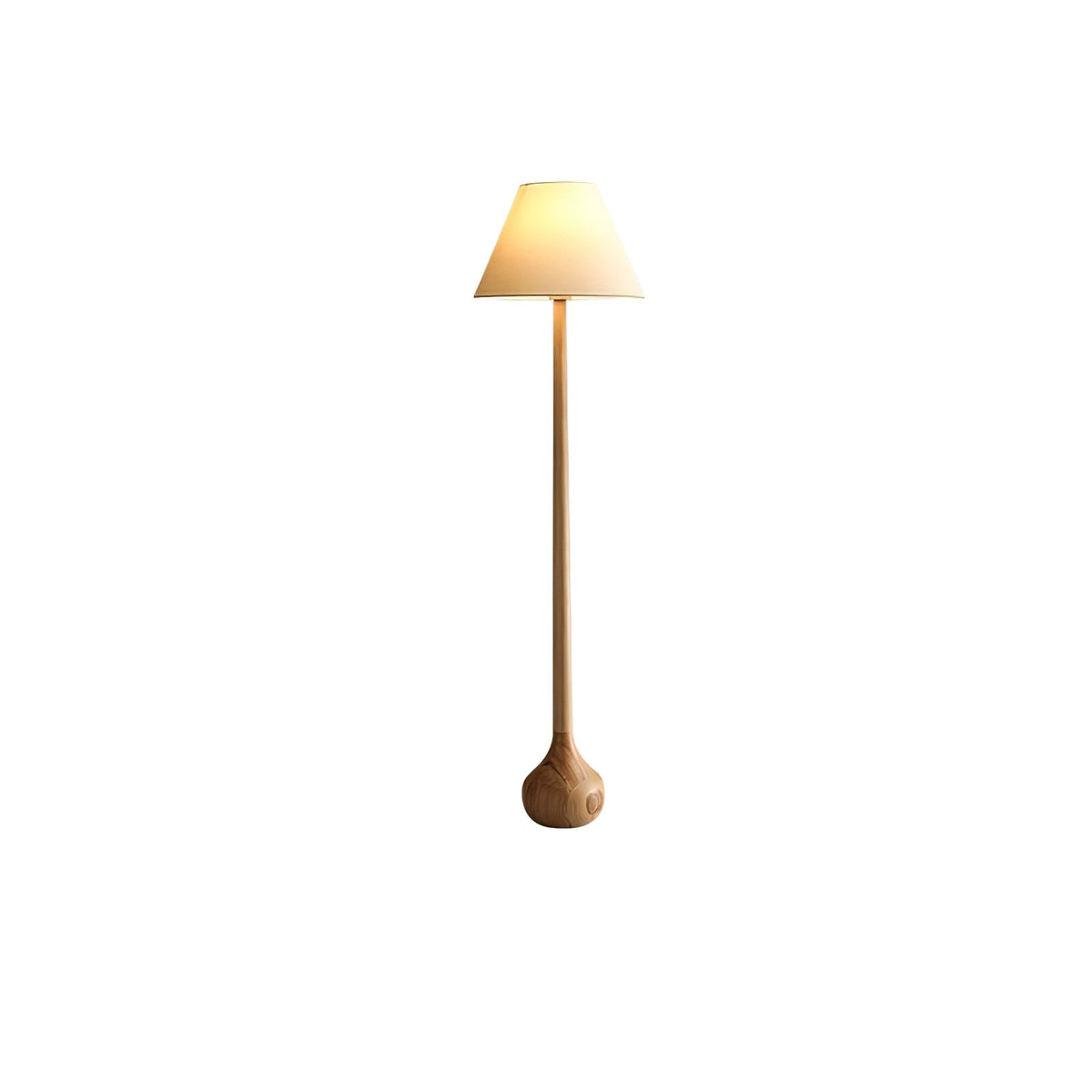 Elviseria Organic Wooden Floor Lamp