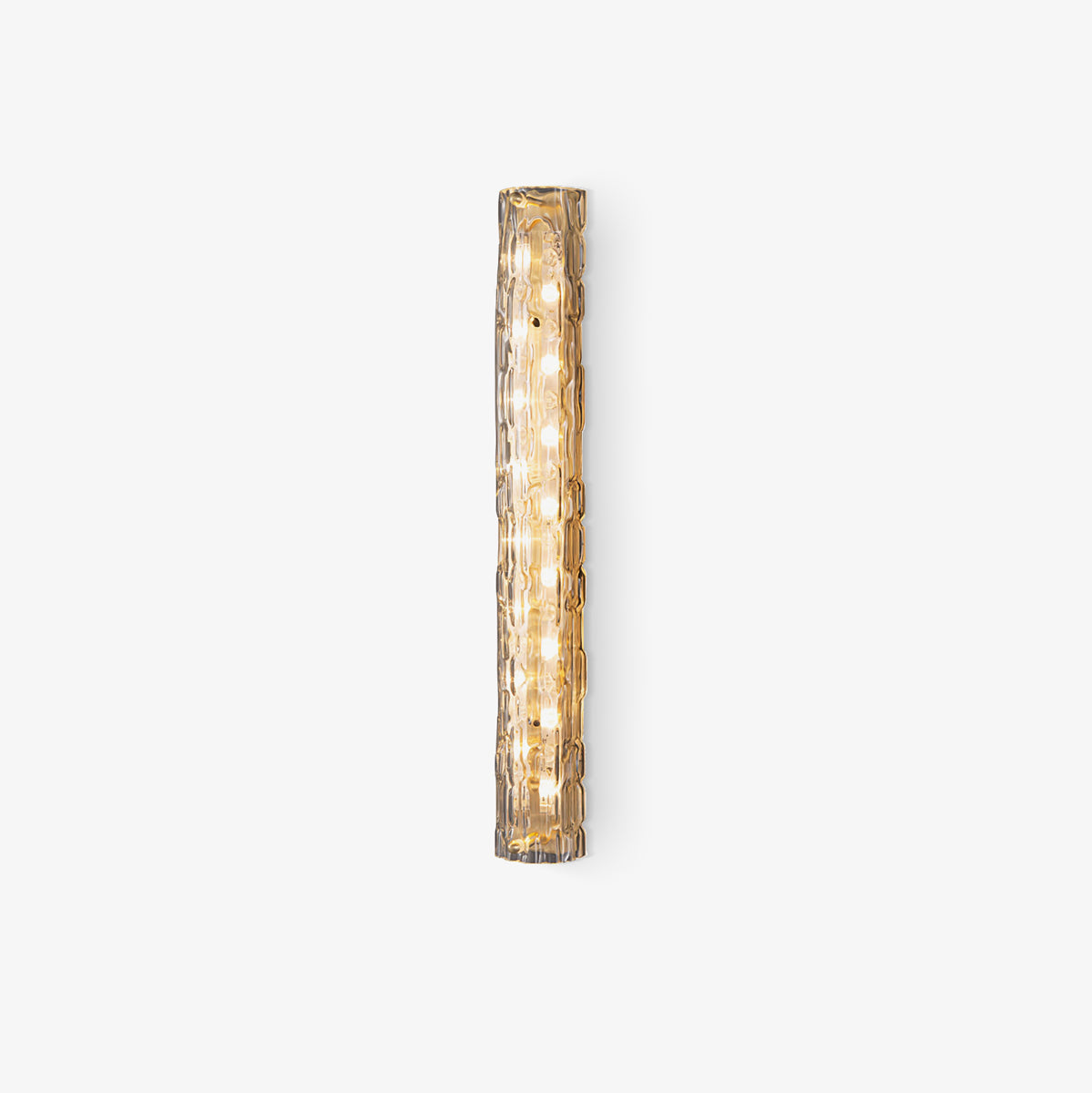 Lumix Brass Glass Glam Wall Lamp - Neutral Decor