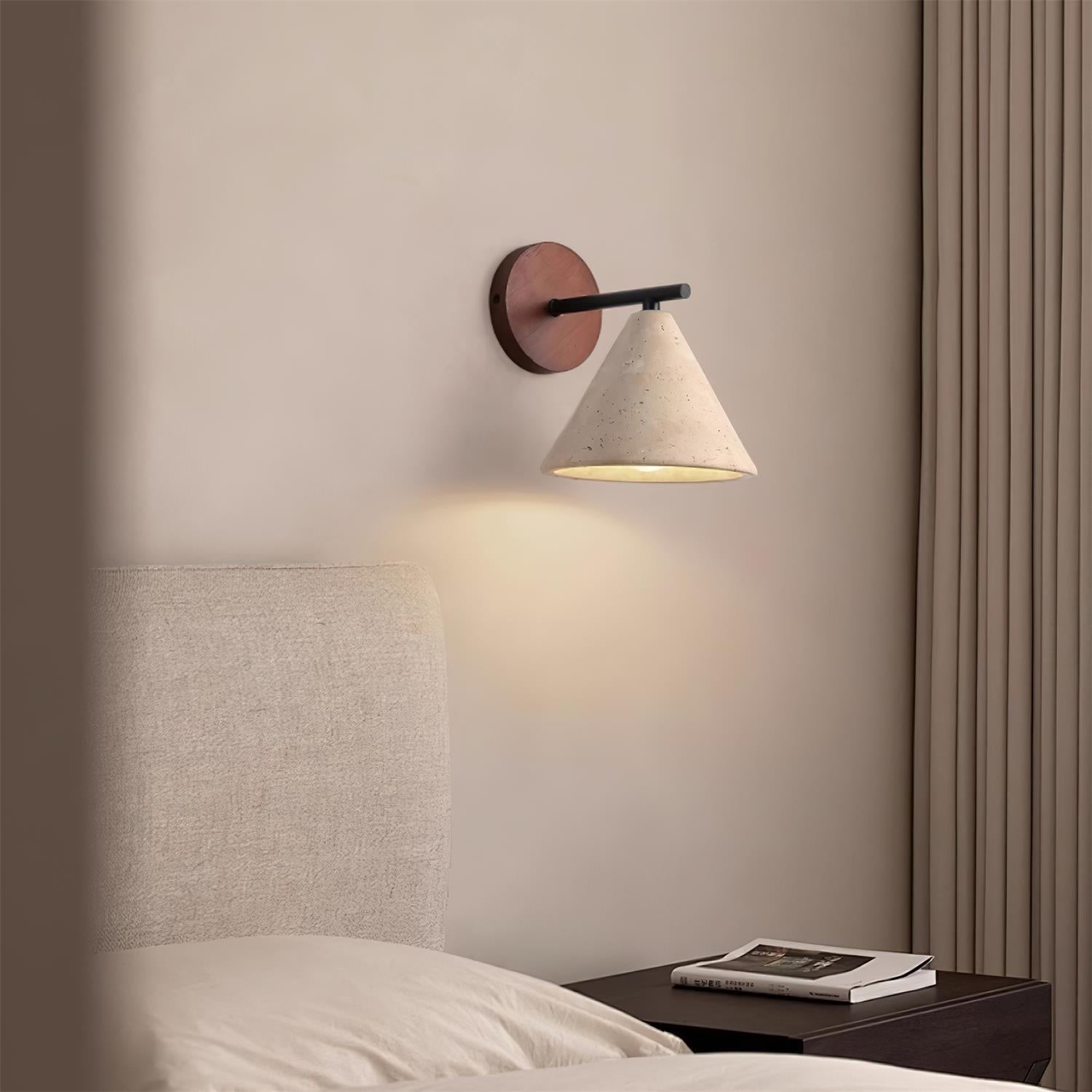 Tavero Modern Cone Wall Sconce - Neutral Decor