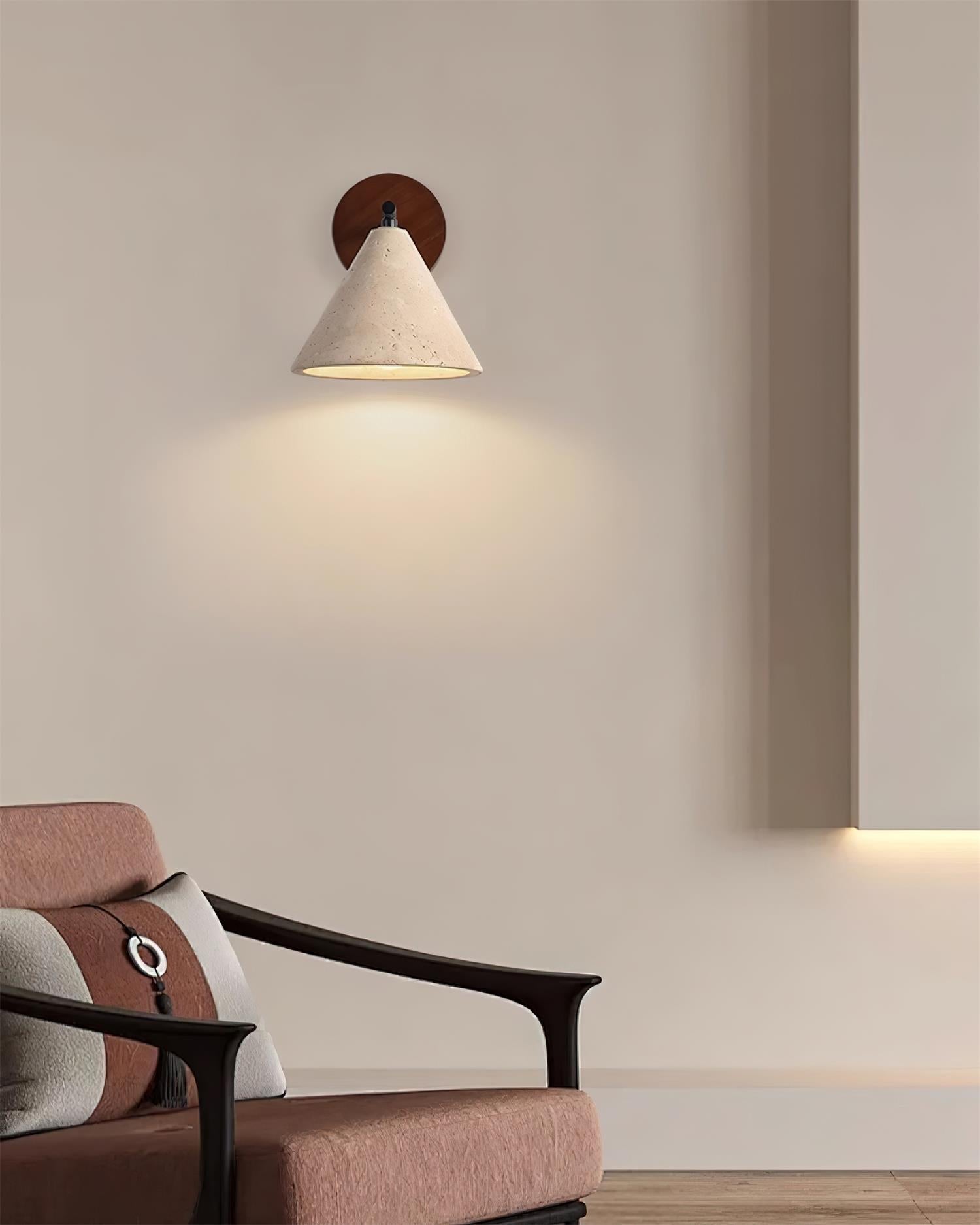 Tavero Modern Cone Wall Sconce - Neutral Decor