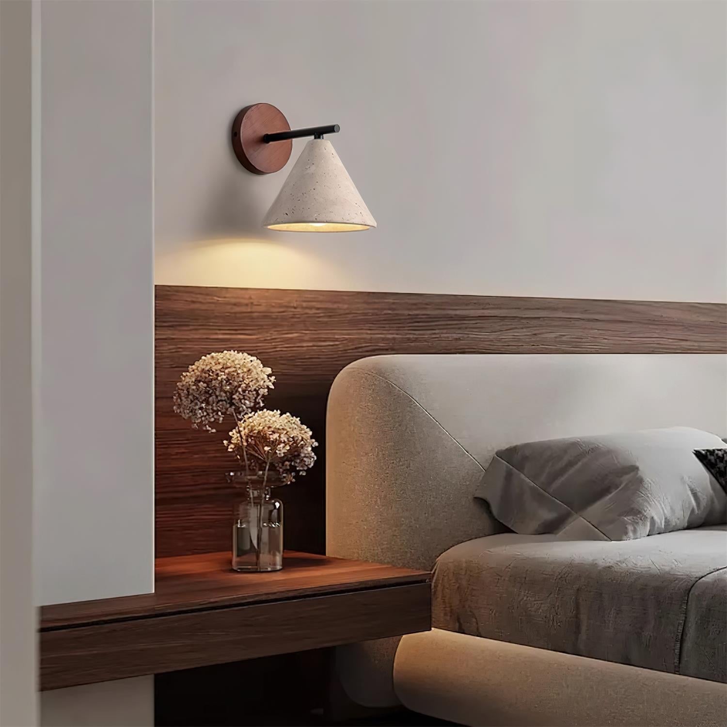 Tavero Modern Cone Wall Sconce - Neutral Decor