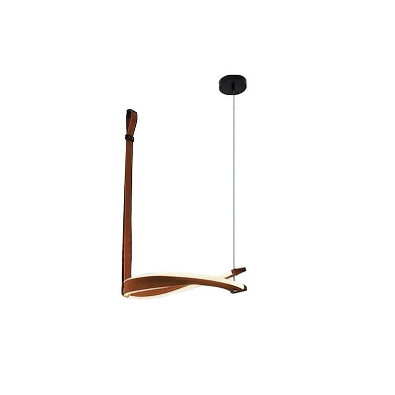Cesorora Curved Artificial Leather Chandelier