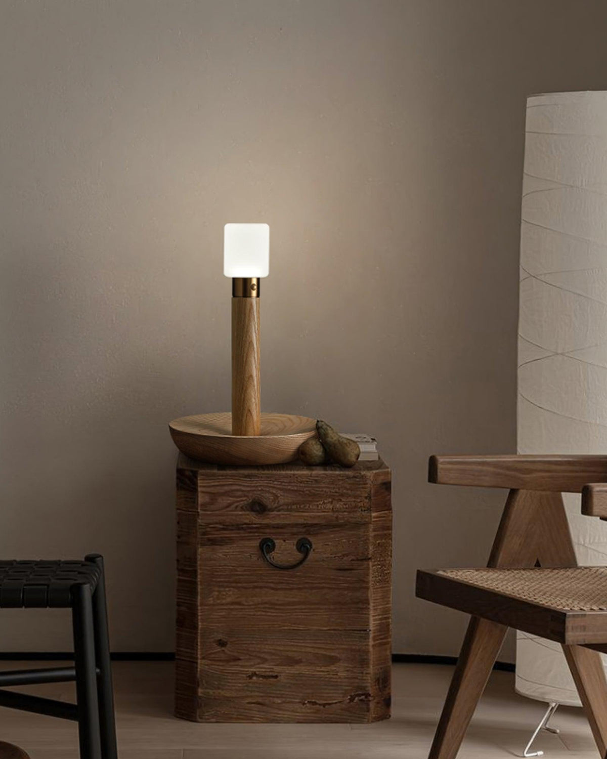 Lumaice Wood Minimalist Table Lamp