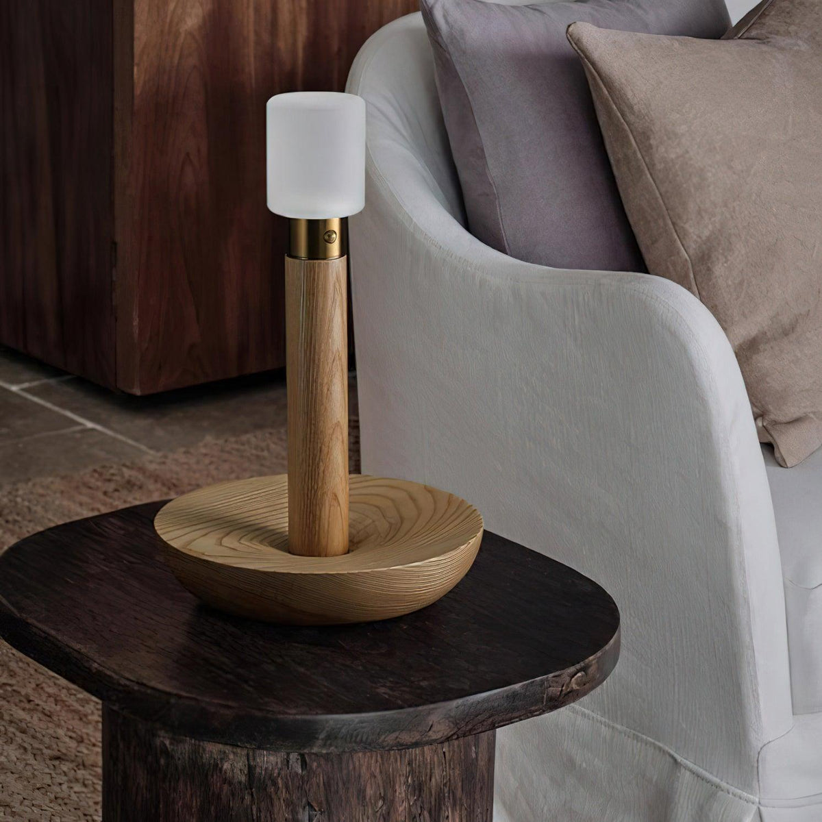 Lumaice Wood Minimalist Table Lamp