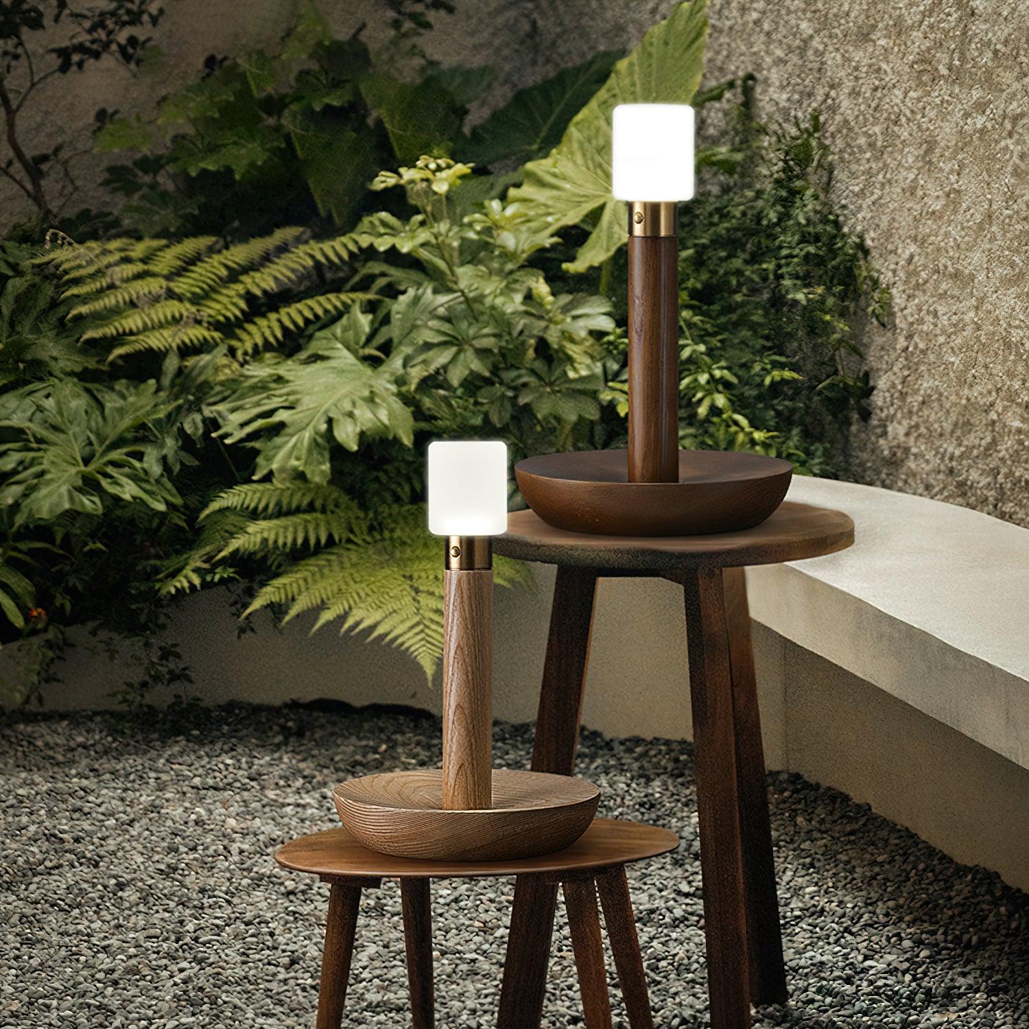 Lumaice Wood Minimalist Table Lamp