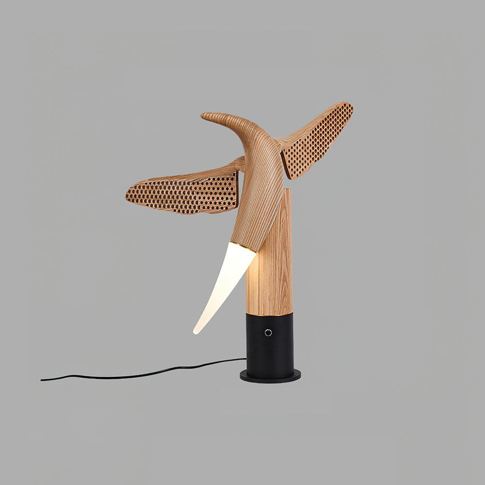 Sylueria Contemporary Wood Table Lamp