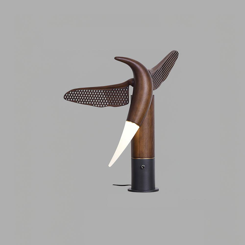 Sylueria Contemporary Wood Table Lamp