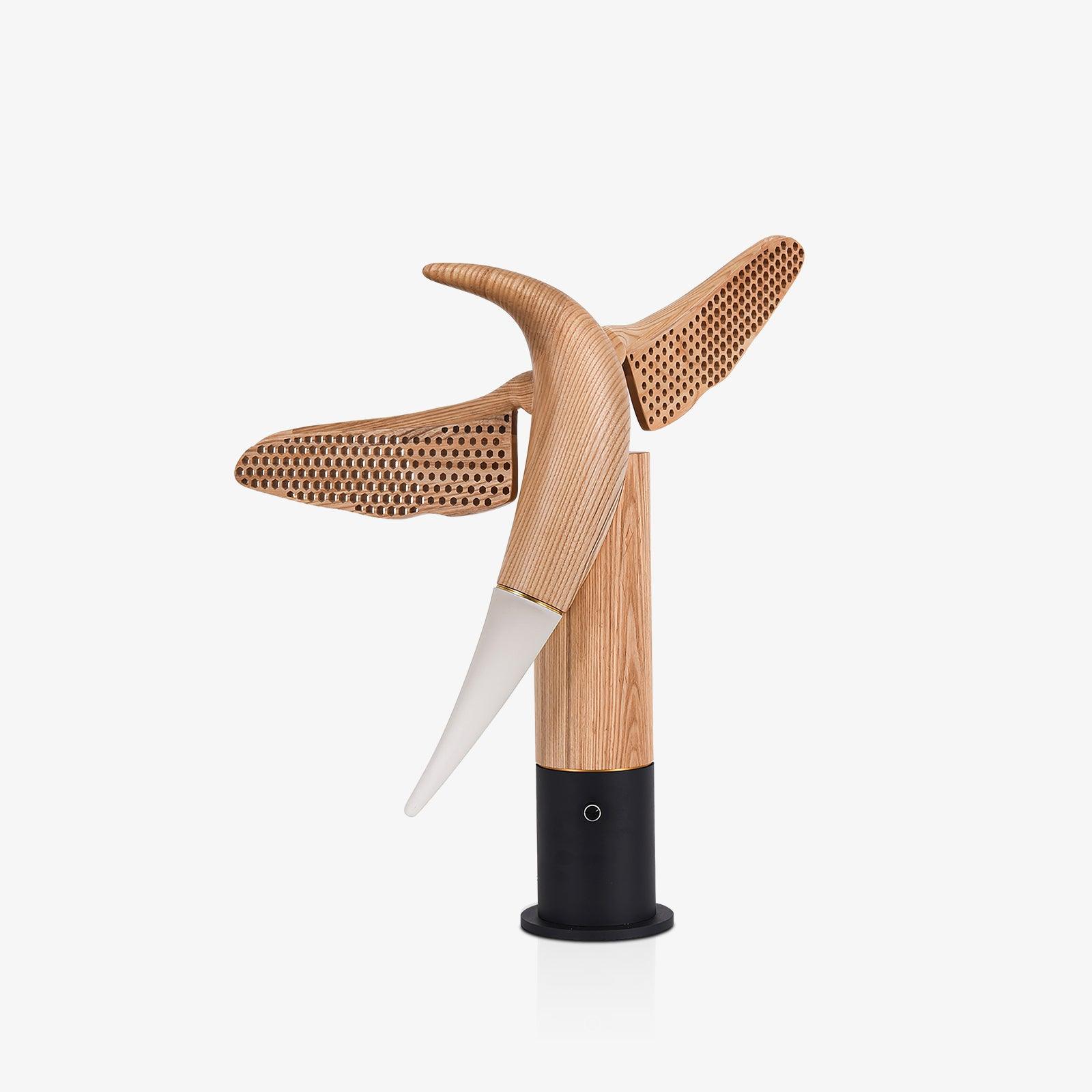 Sylueria Contemporary Wood Table Lamp