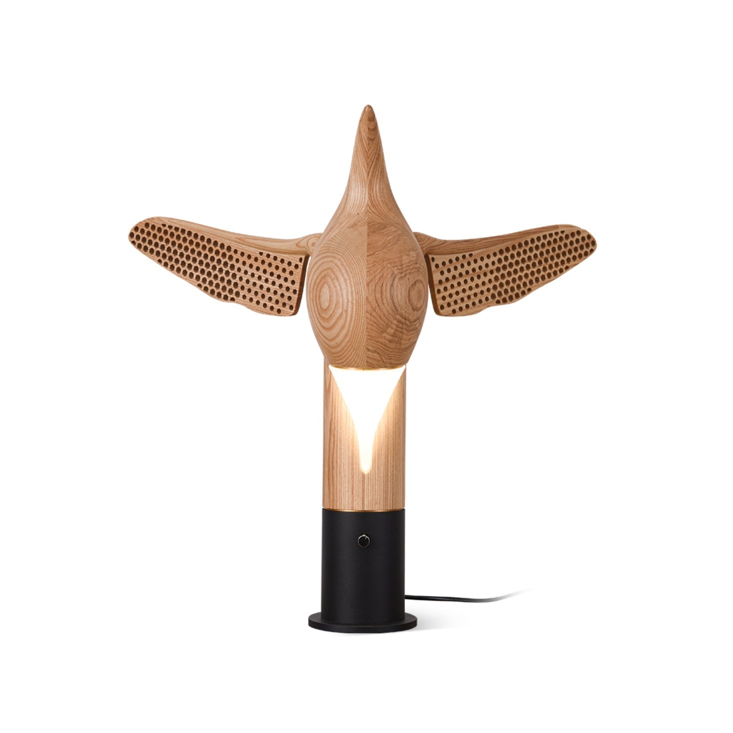 Sylueria Contemporary Wood Table Lamp