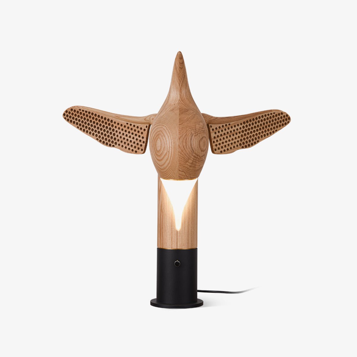 Sylueria Contemporary Wood Table Lamp