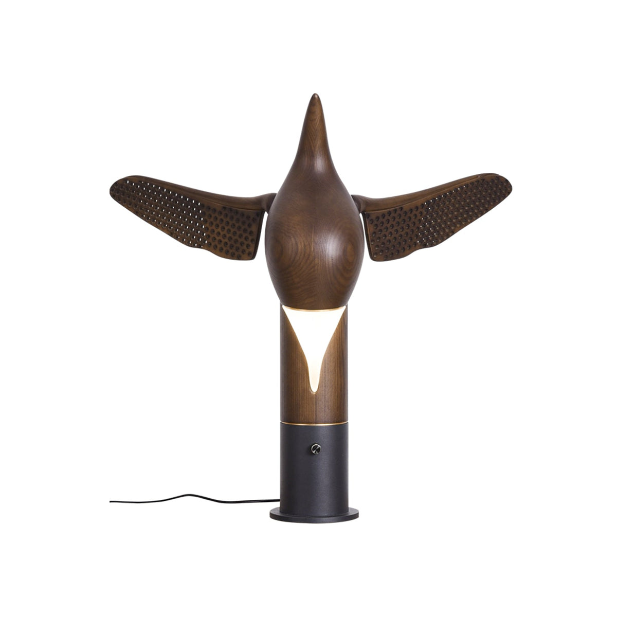 Sylueria Contemporary Wood Table Lamp