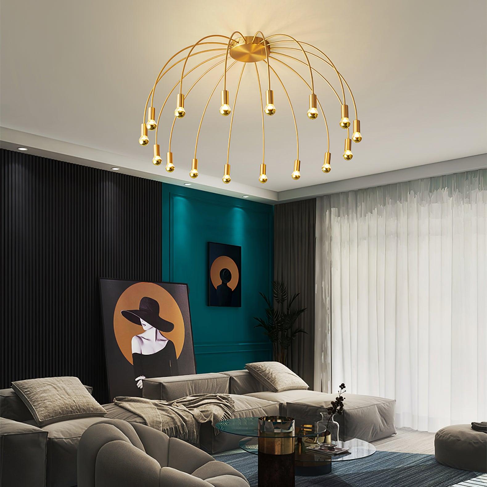 Sage Luxury Glass Ceiling Lamp