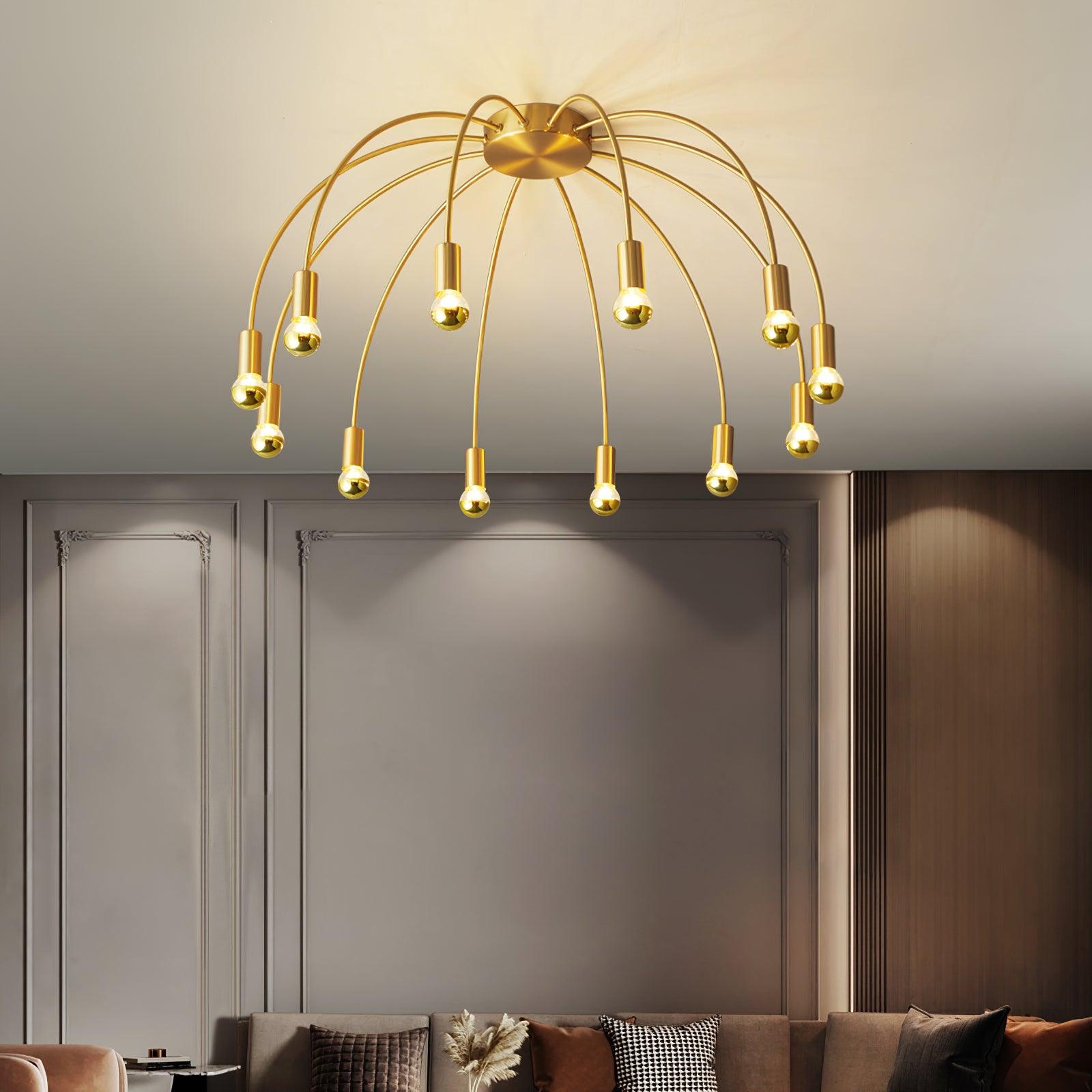 Sage Luxury Glass Ceiling Lamp