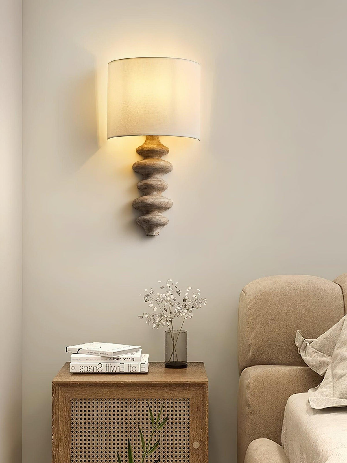 Lineella Nordic Art Fabric Sconce Wall lamp
