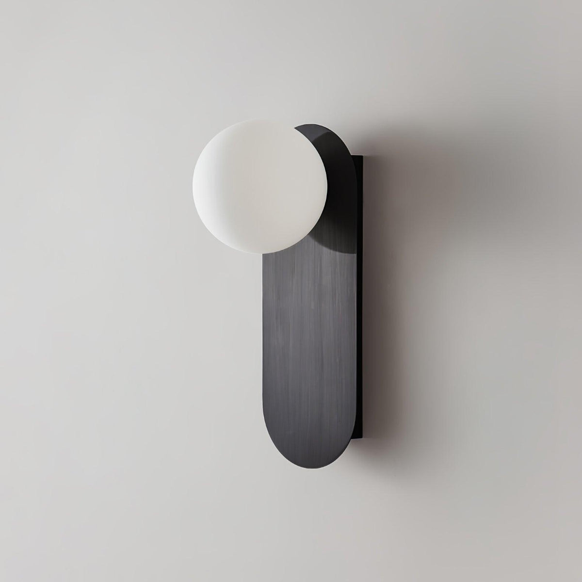 Eiralina Flat Base Globe Brass Glass Sconce Wall lamp