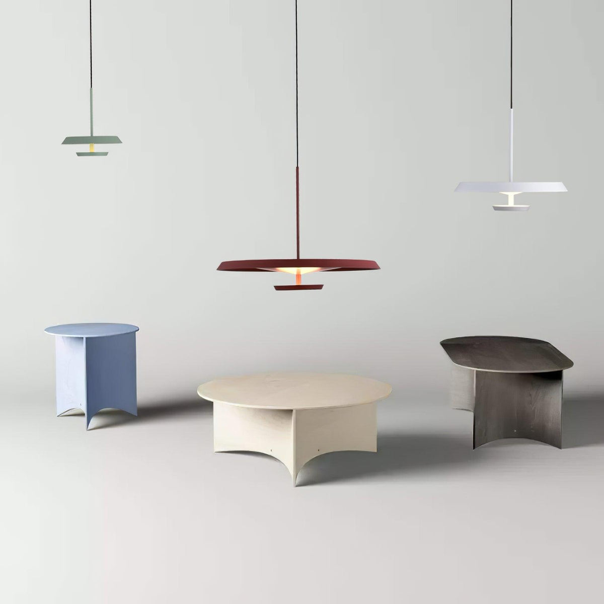 Qued Aluminum Artistic Pendant Light