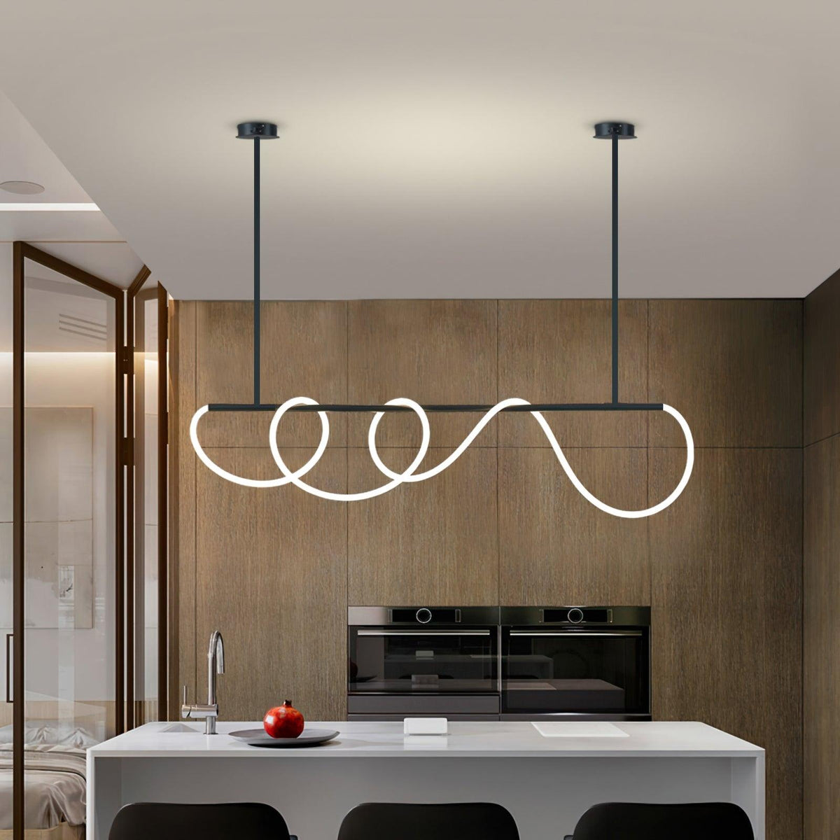Vocor Chandelier Flexible Silicone Curve Modern Elegant