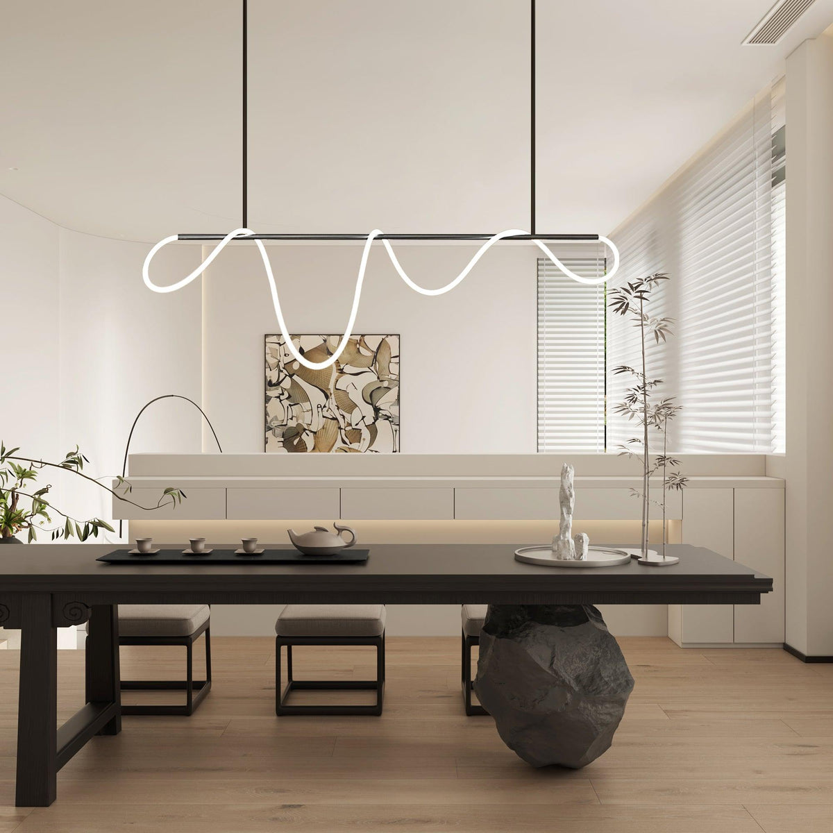 Vocor Chandelier Flexible Silicone Curve Modern Elegant