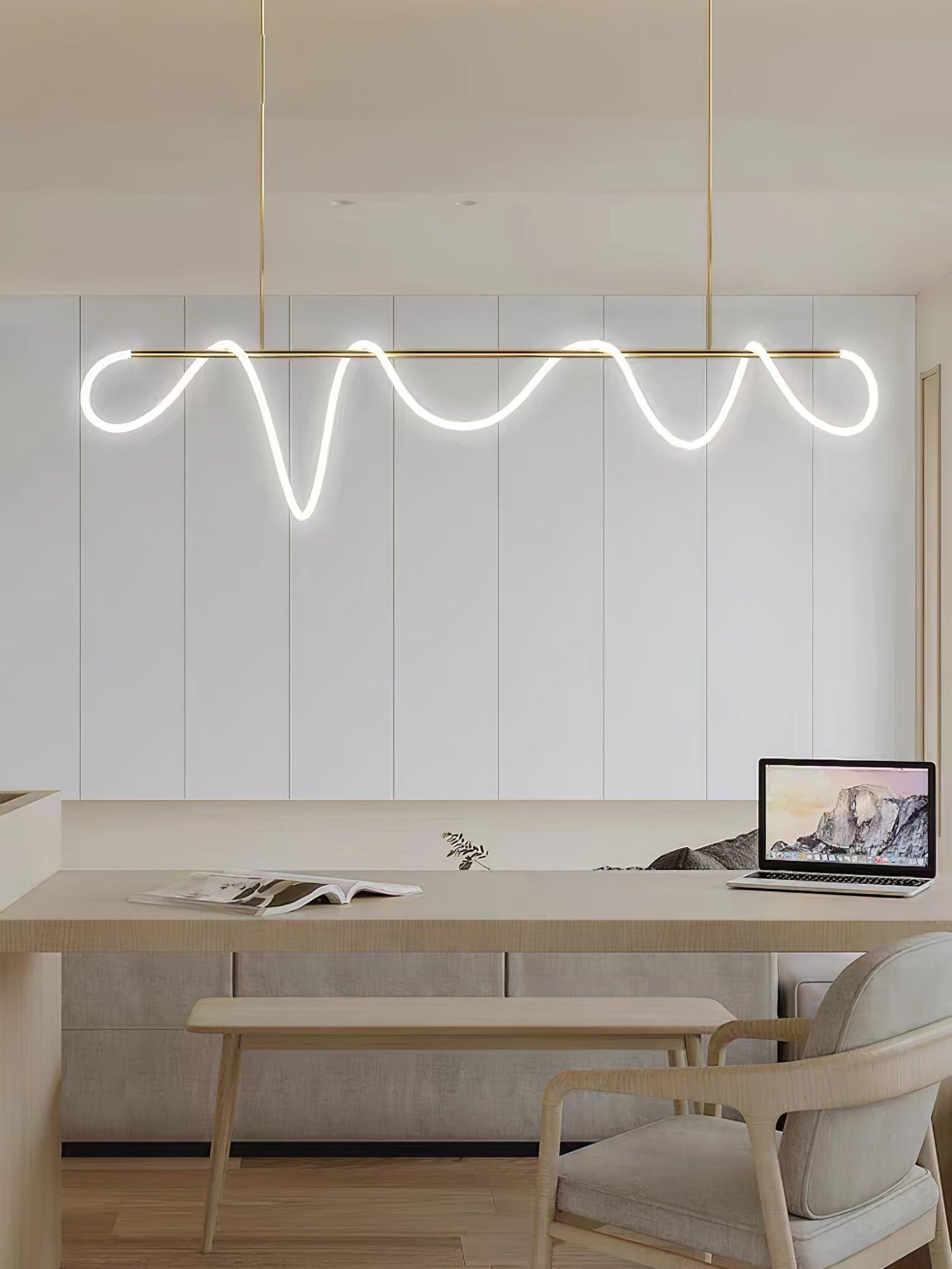 Vocor Chandelier Flexible Silicone Curve Modern Elegant