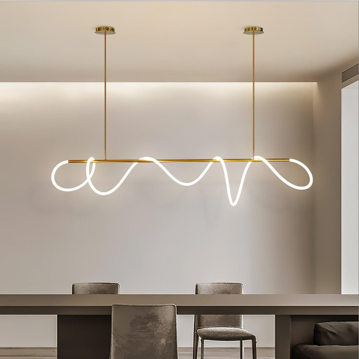 Vocor Chandelier Flexible Silicone Curve Modern Elegant