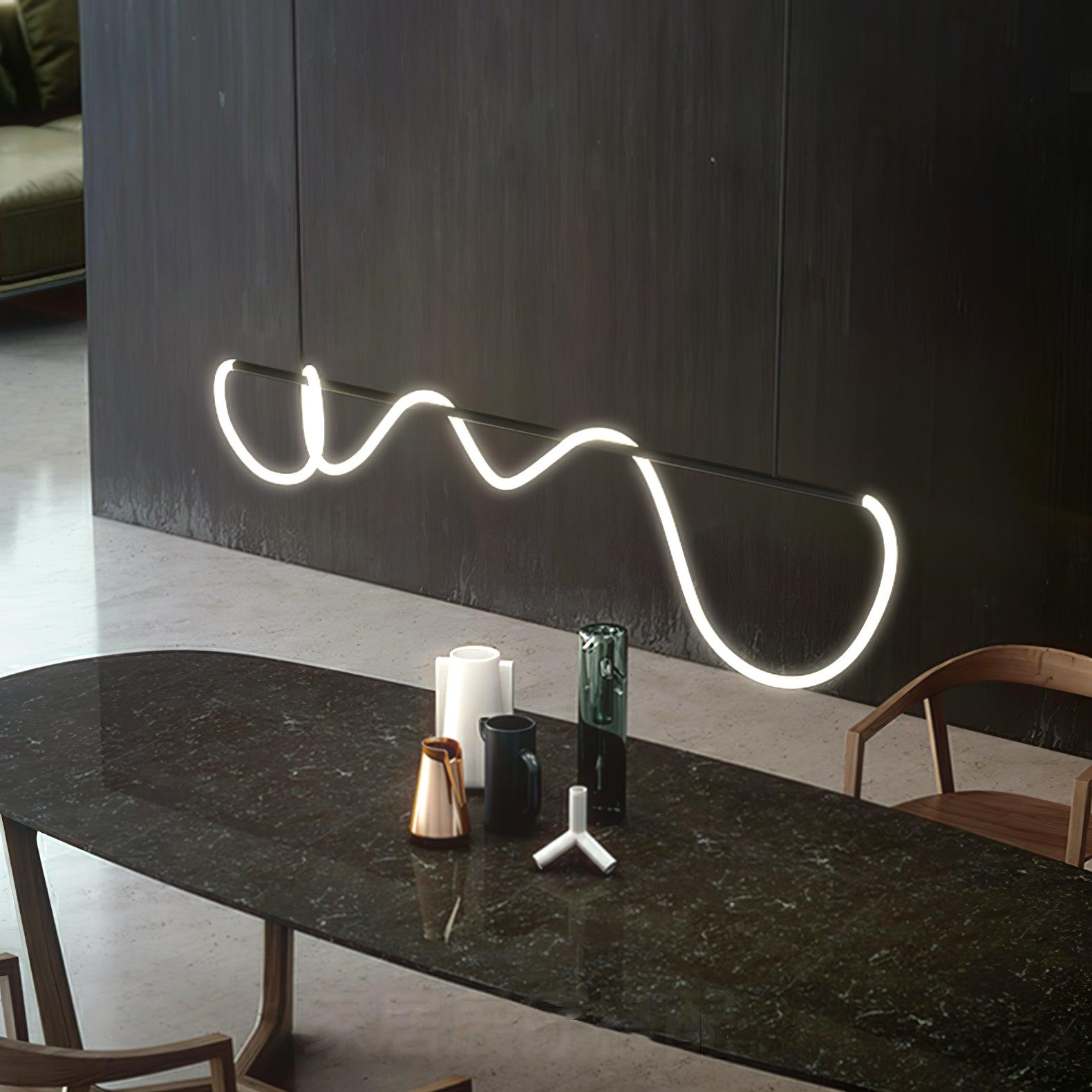 Vocor Chandelier Flexible Silicone Curve Modern Elegant