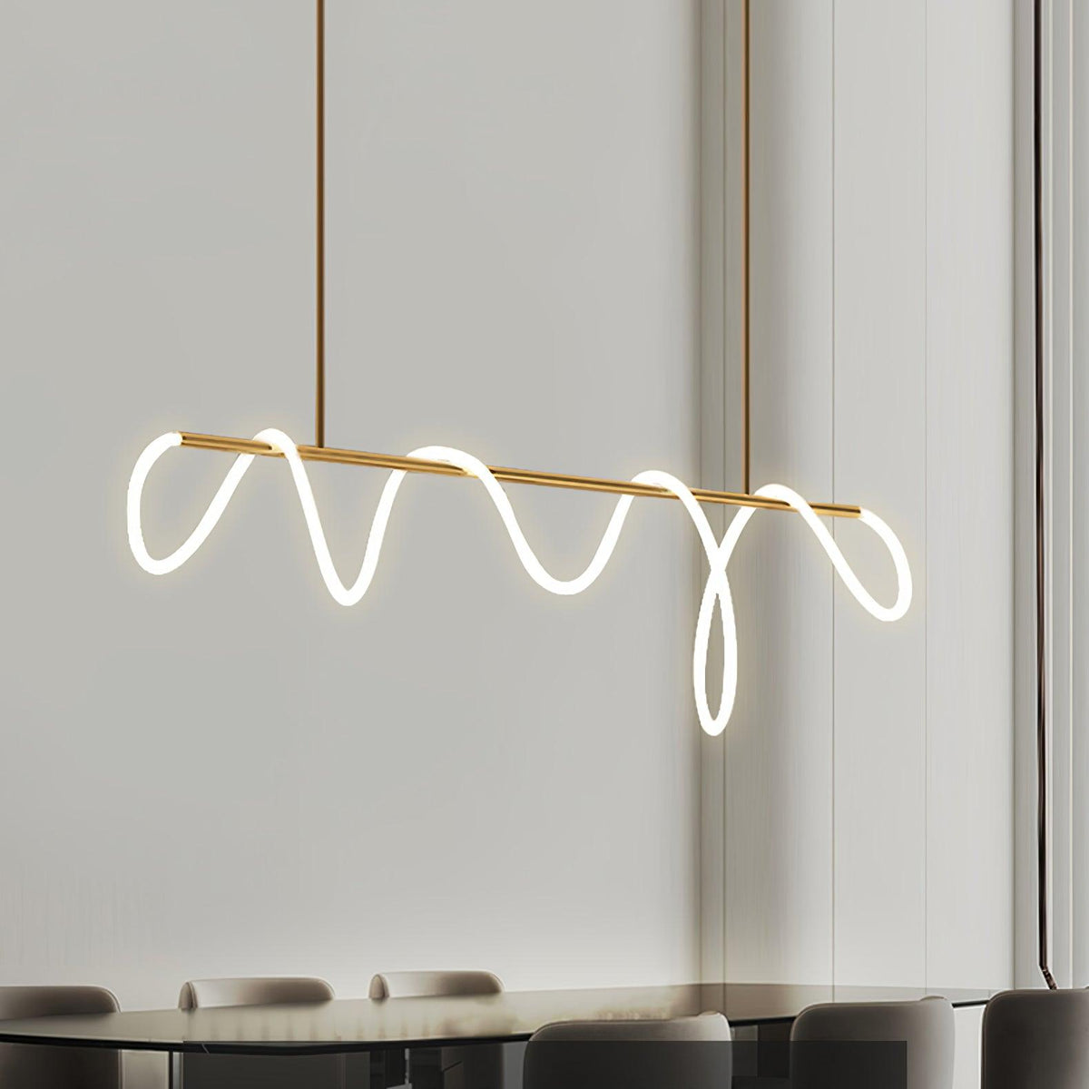 Vocor Chandelier Flexible Silicone Curve Modern Elegant
