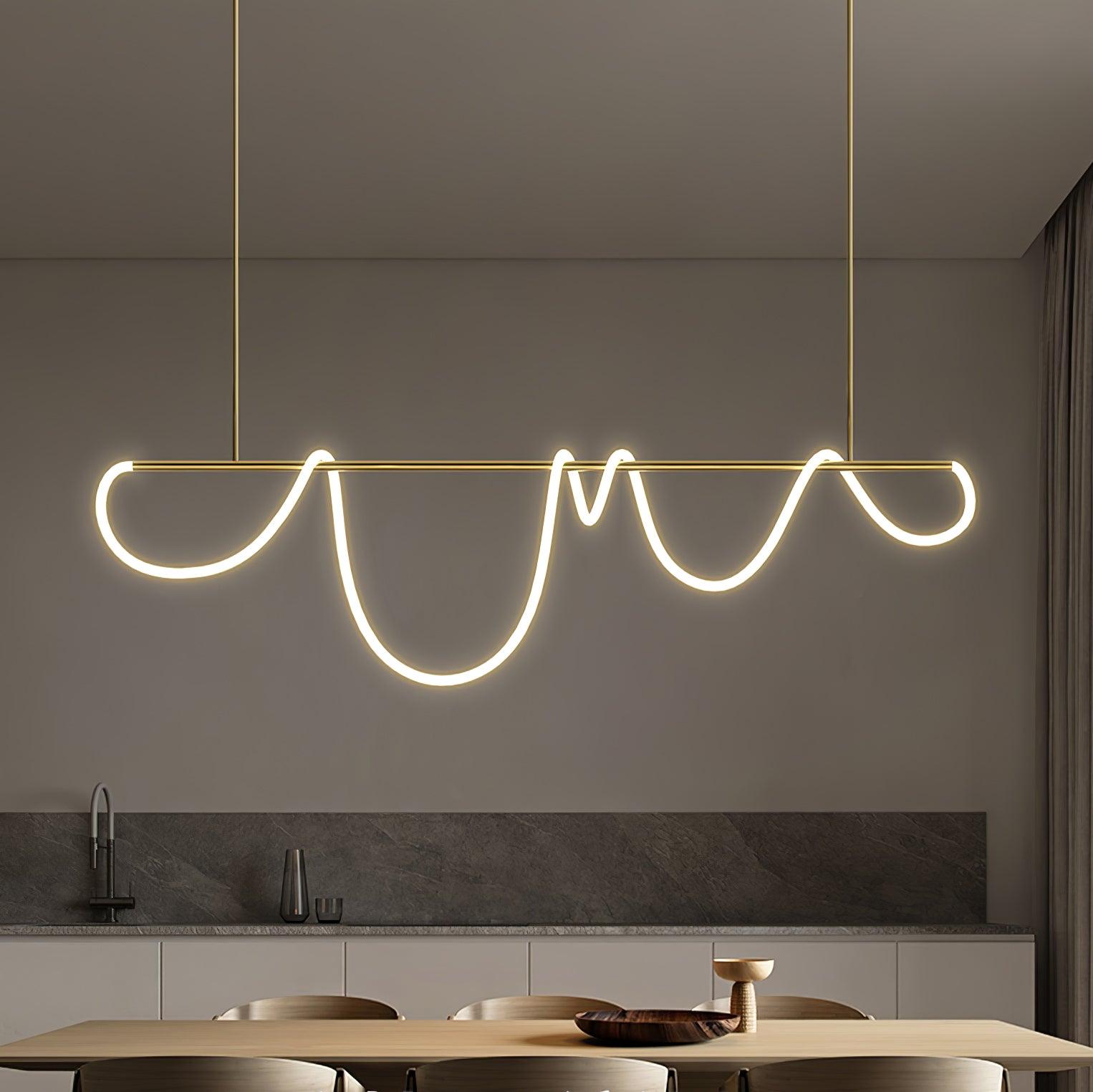 Vocor Chandelier Flexible Silicone Curve Modern Elegant