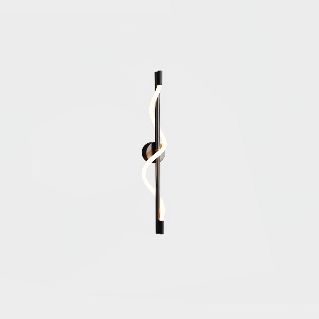 Fidora Sculptural Brass Silicone Wall Lamp