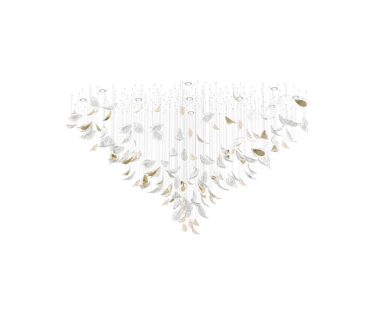 Avynen Crystal Petal Chandelier