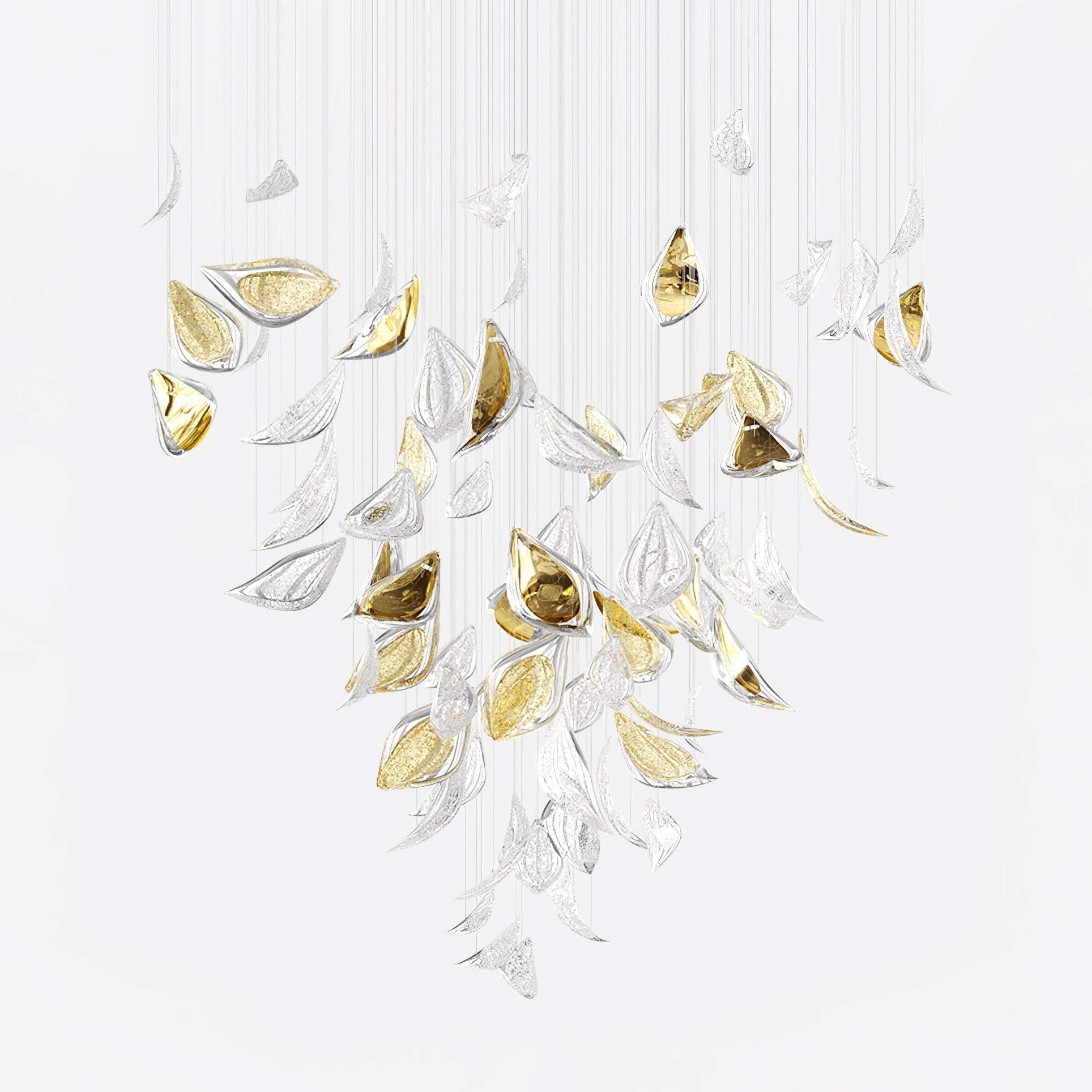 Avynen Crystal Petal Chandelier