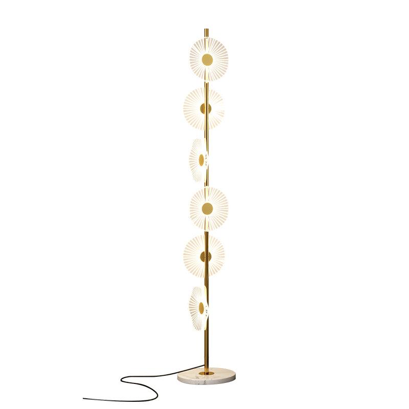 Petaira Luxe Marble Floor Lamp