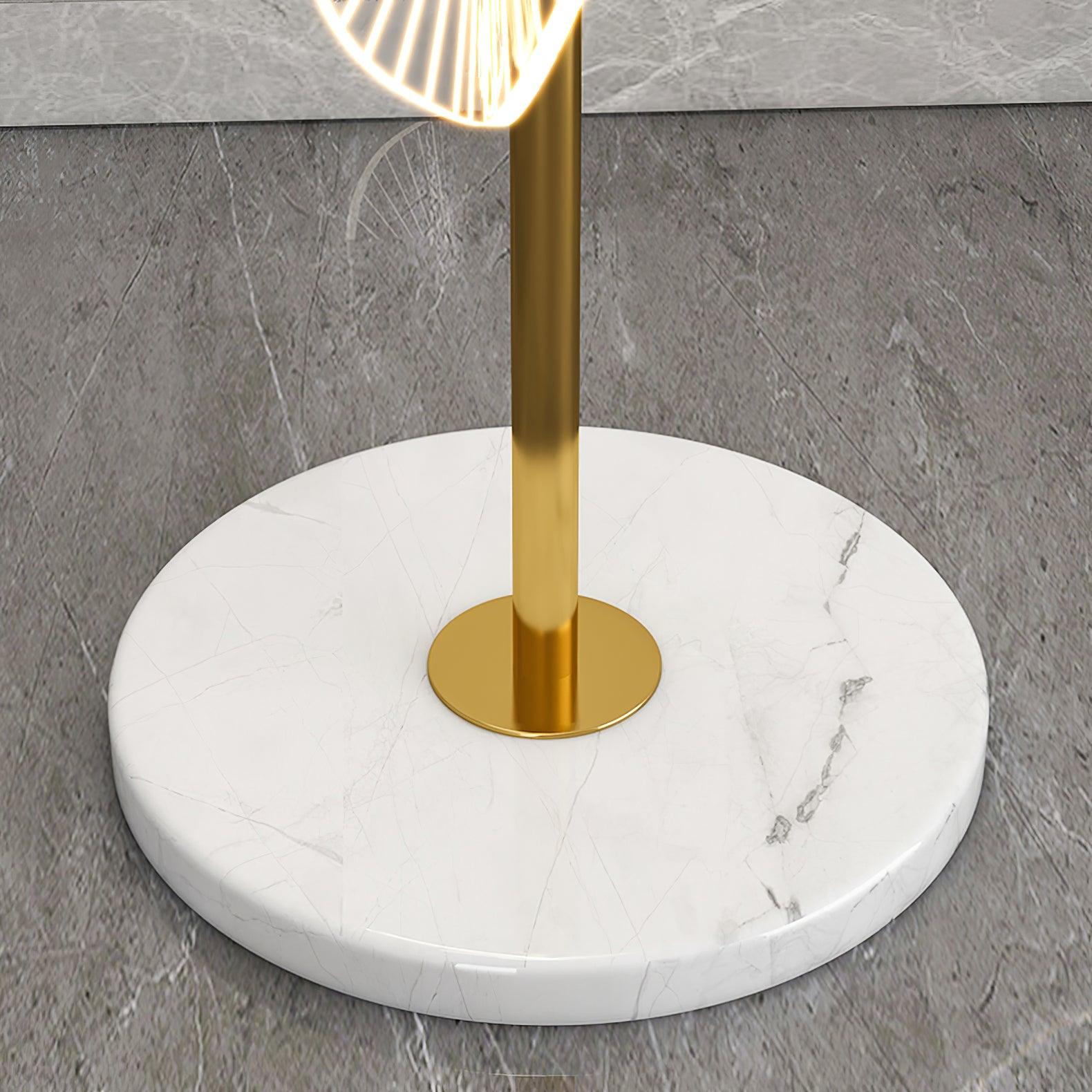 Petaira Luxe Marble Floor Lamp