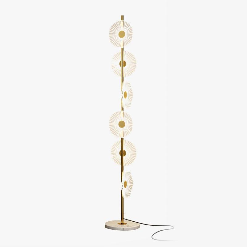Petaira Luxe Marble Floor Lamp