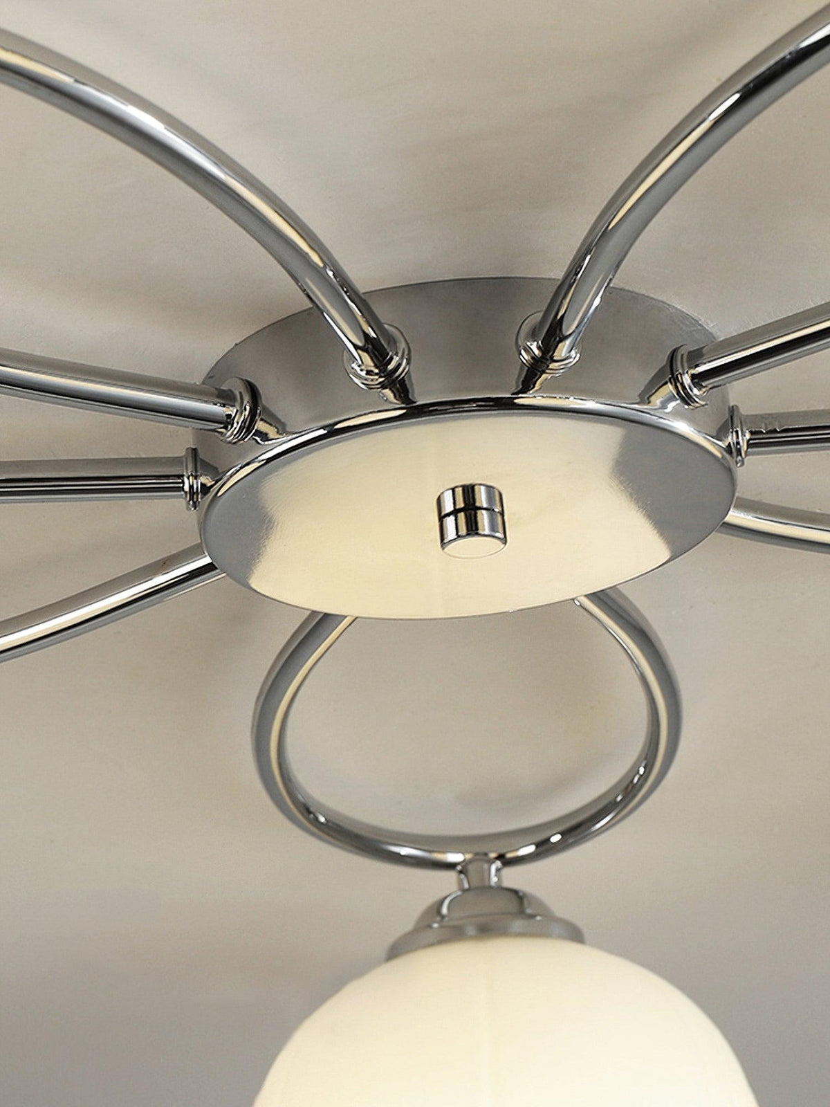 Oldore Premium Elegance Floral Glass Ceiling Lamp
