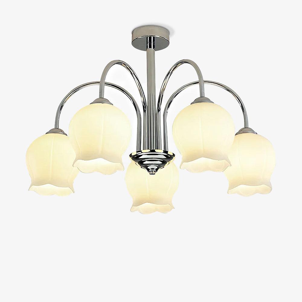 Eiralissa Chandelier Floral Glass