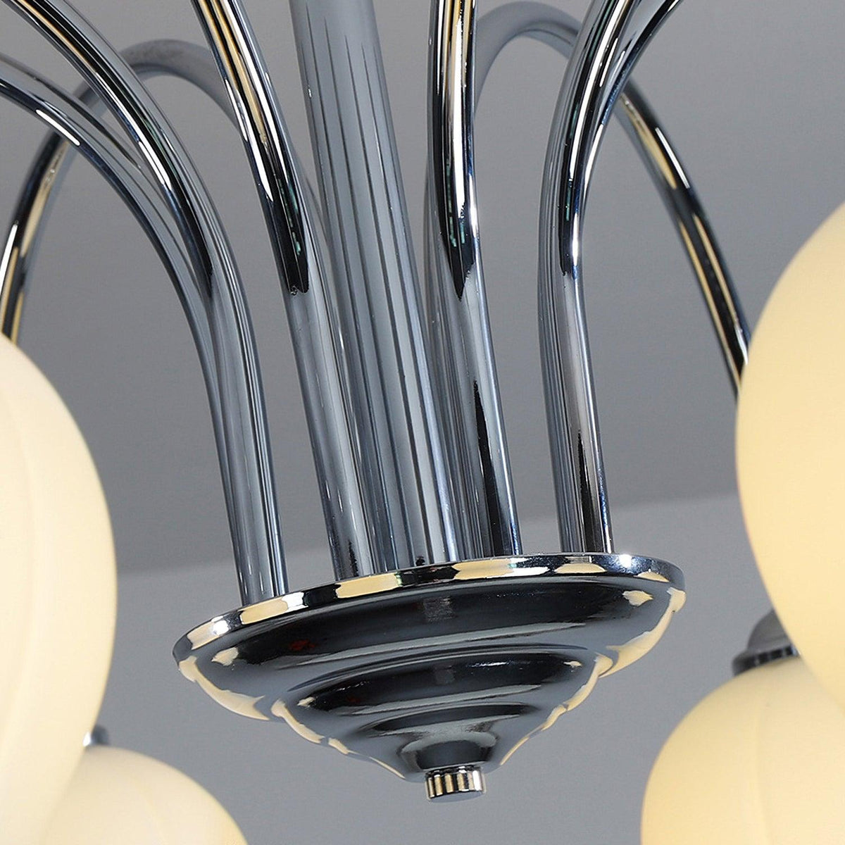 Eiralissa Chandelier Floral Glass
