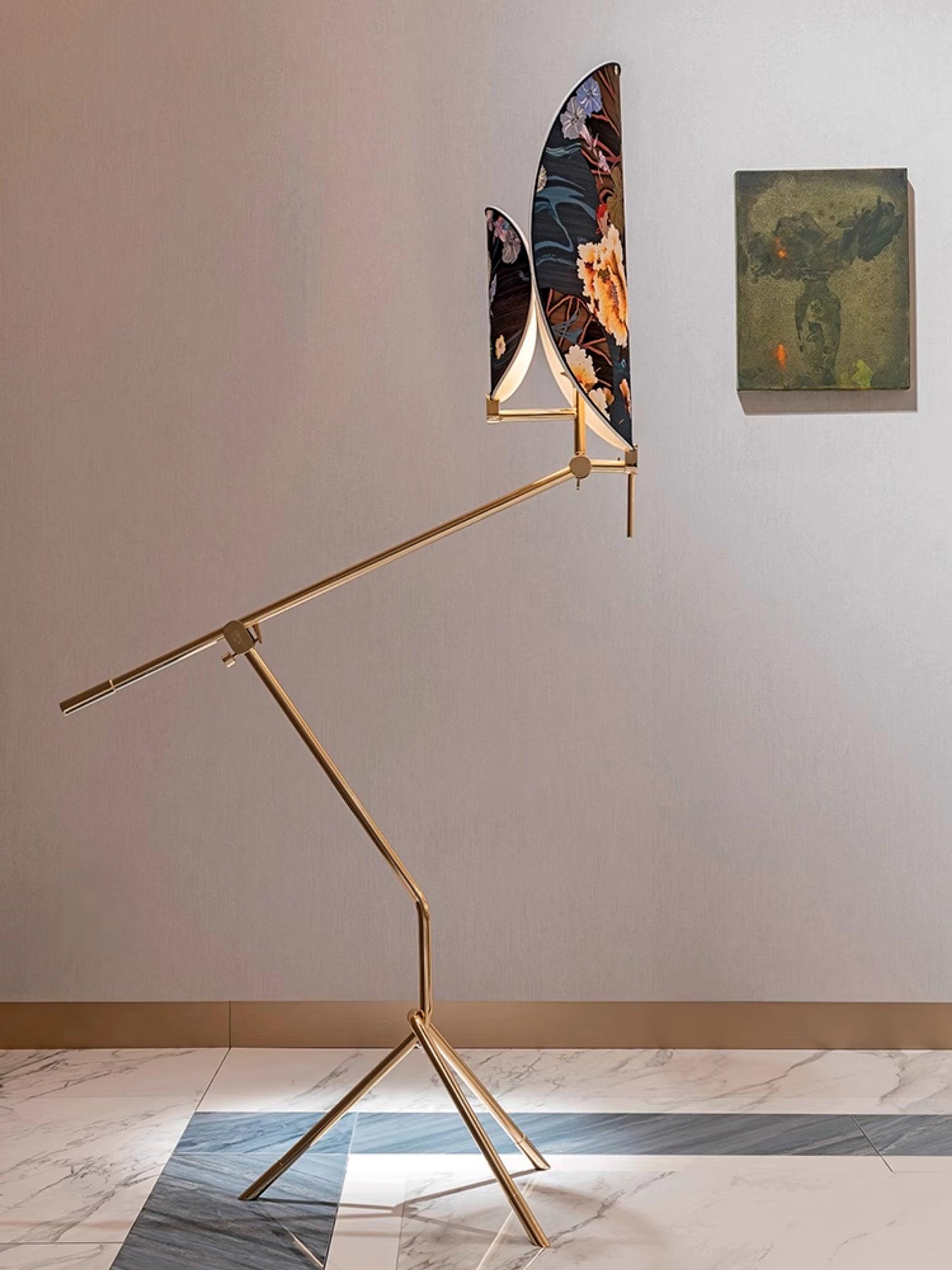 Unexin Brass Floor Lamp