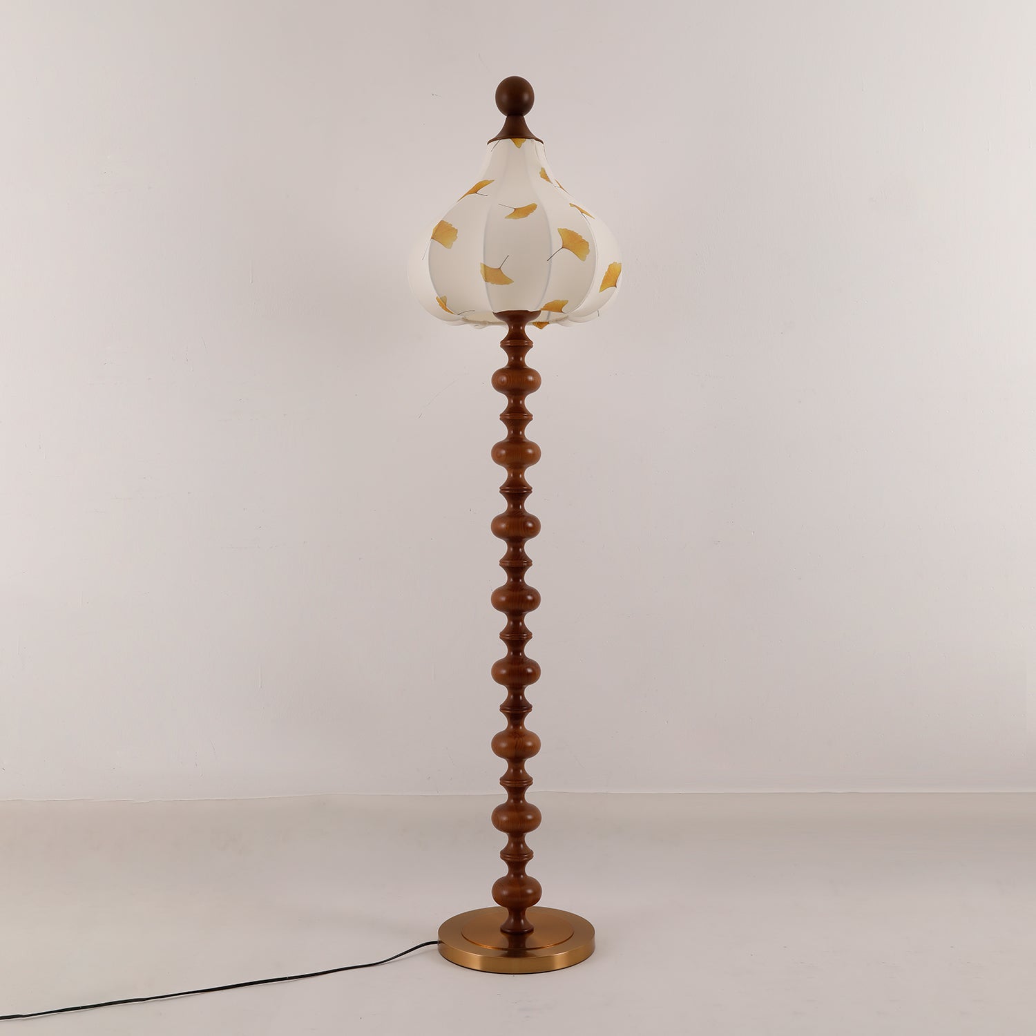 Gagell Wood Fabric Elegant Floor Lamp