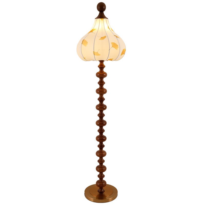 Gagell Wood Fabric Elegant Floor Lamp