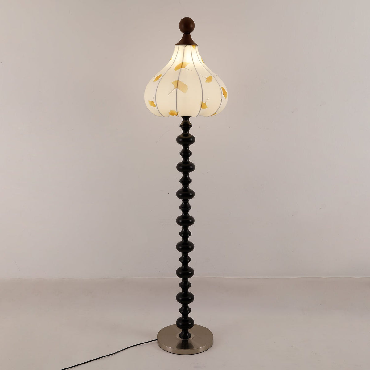 Gagell Wood Fabric Elegant Floor Lamp