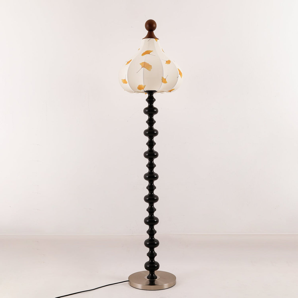 Gagell Wood Fabric Elegant Floor Lamp