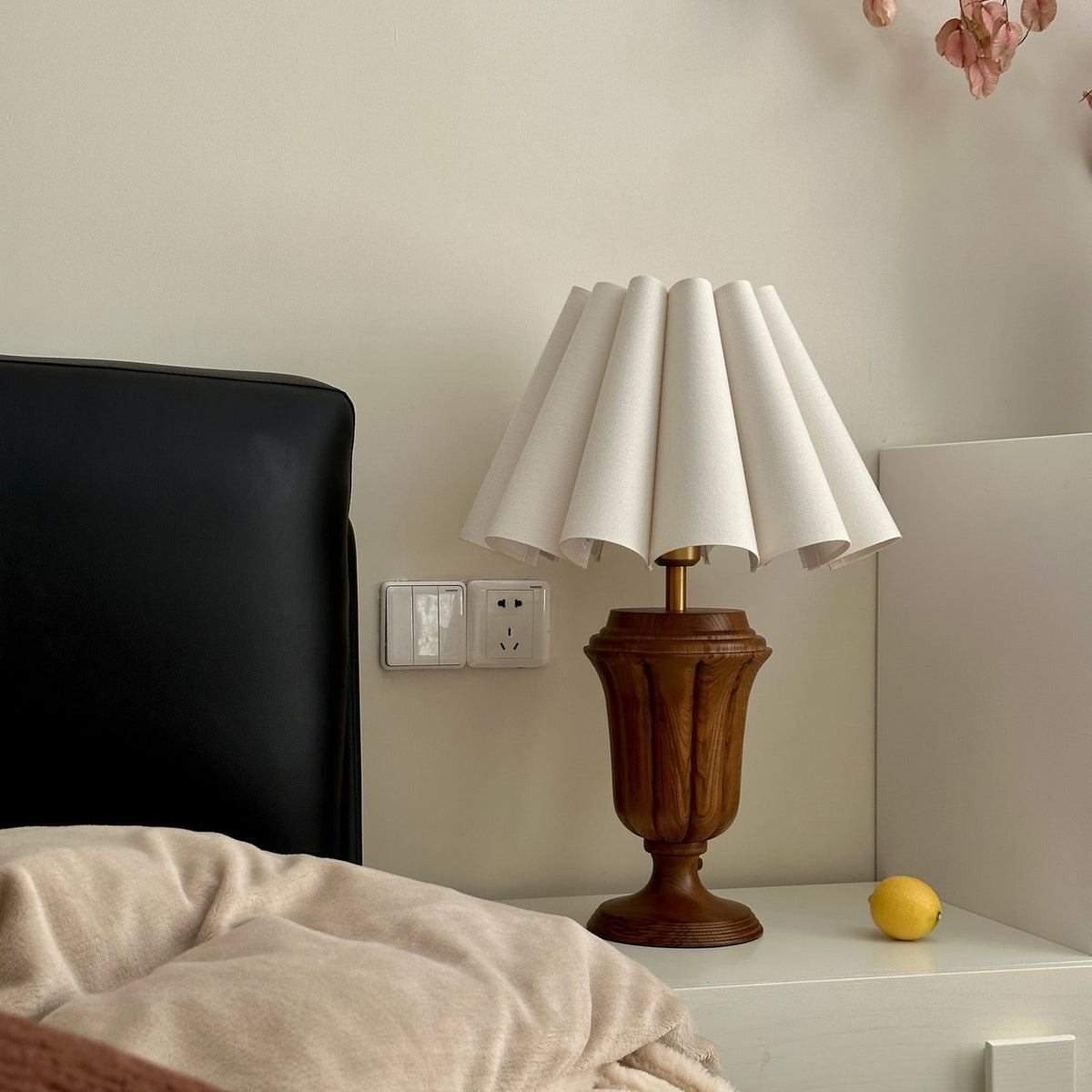 Vireo Wood & Fabric Table Lamp
