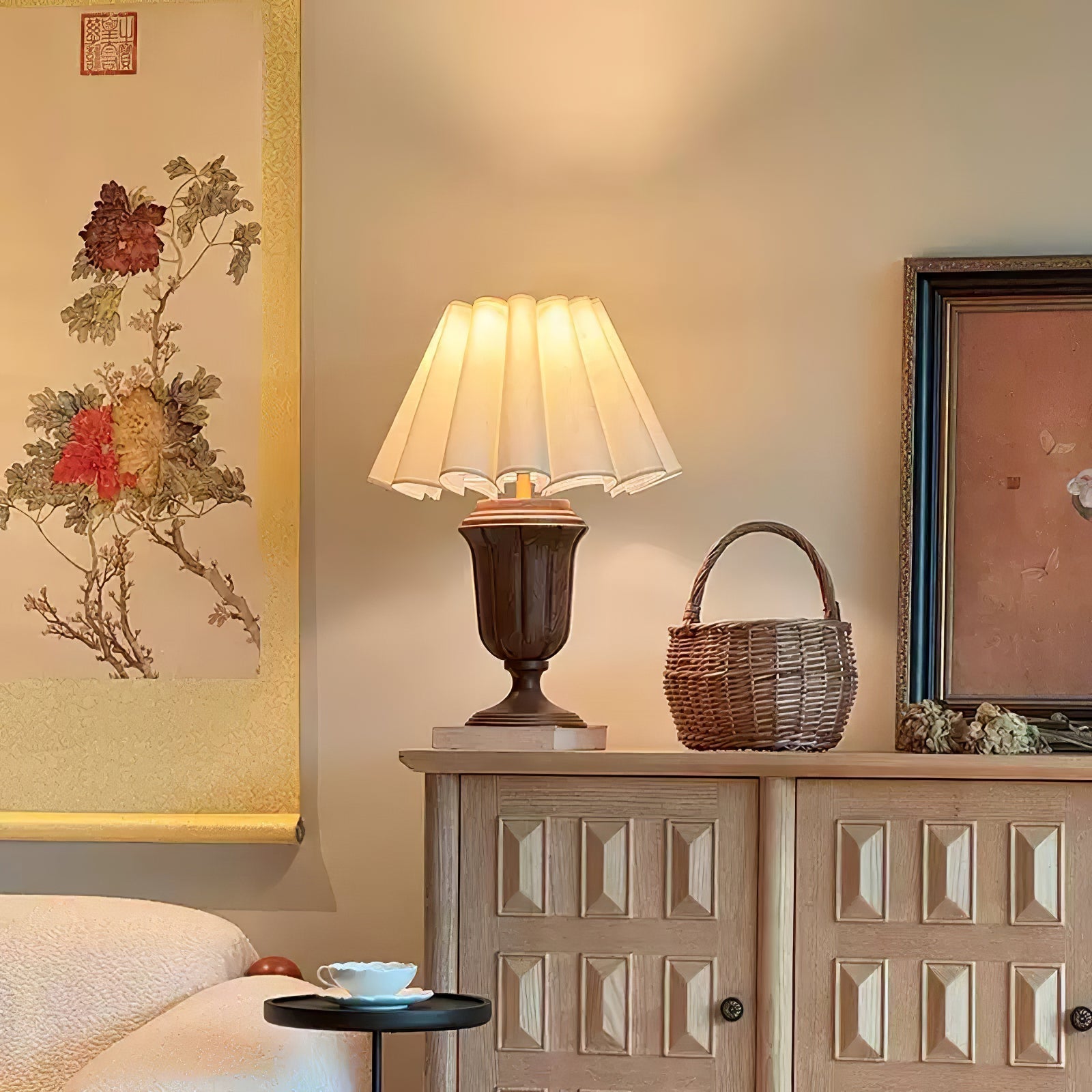 Vireo Wood & Fabric Table Lamp