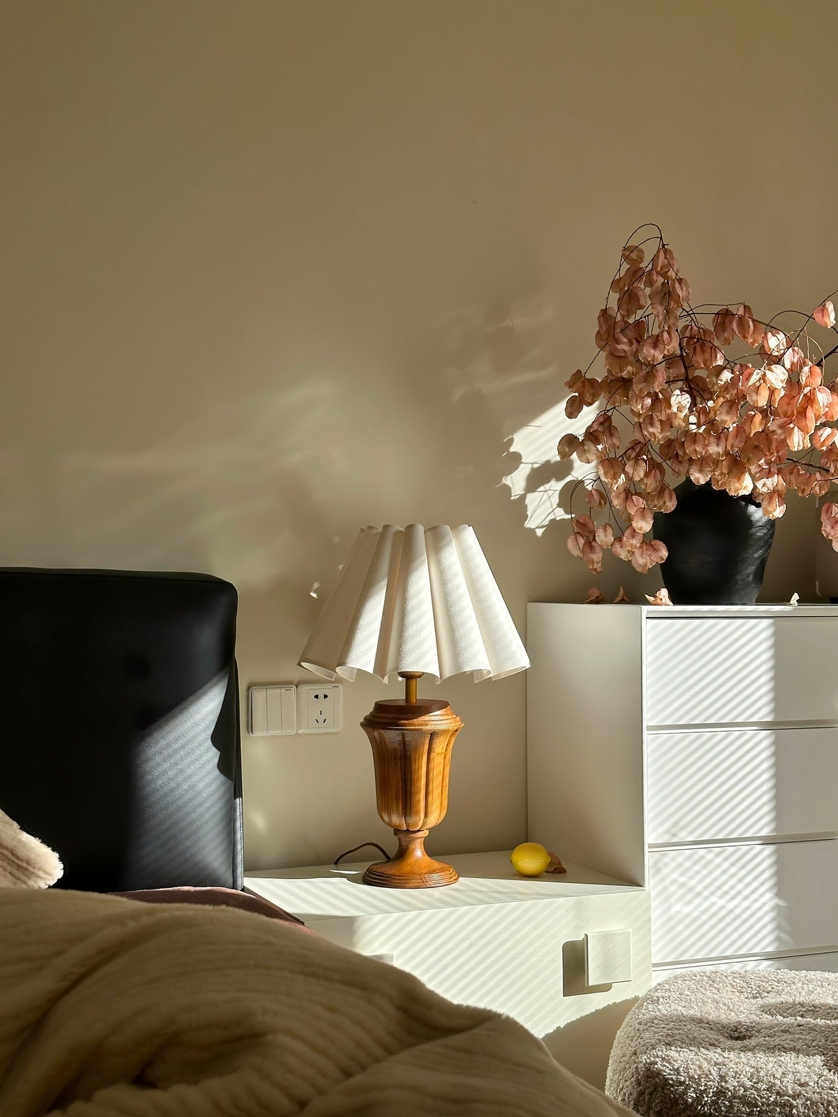 Vireo Wood & Fabric Table Lamp