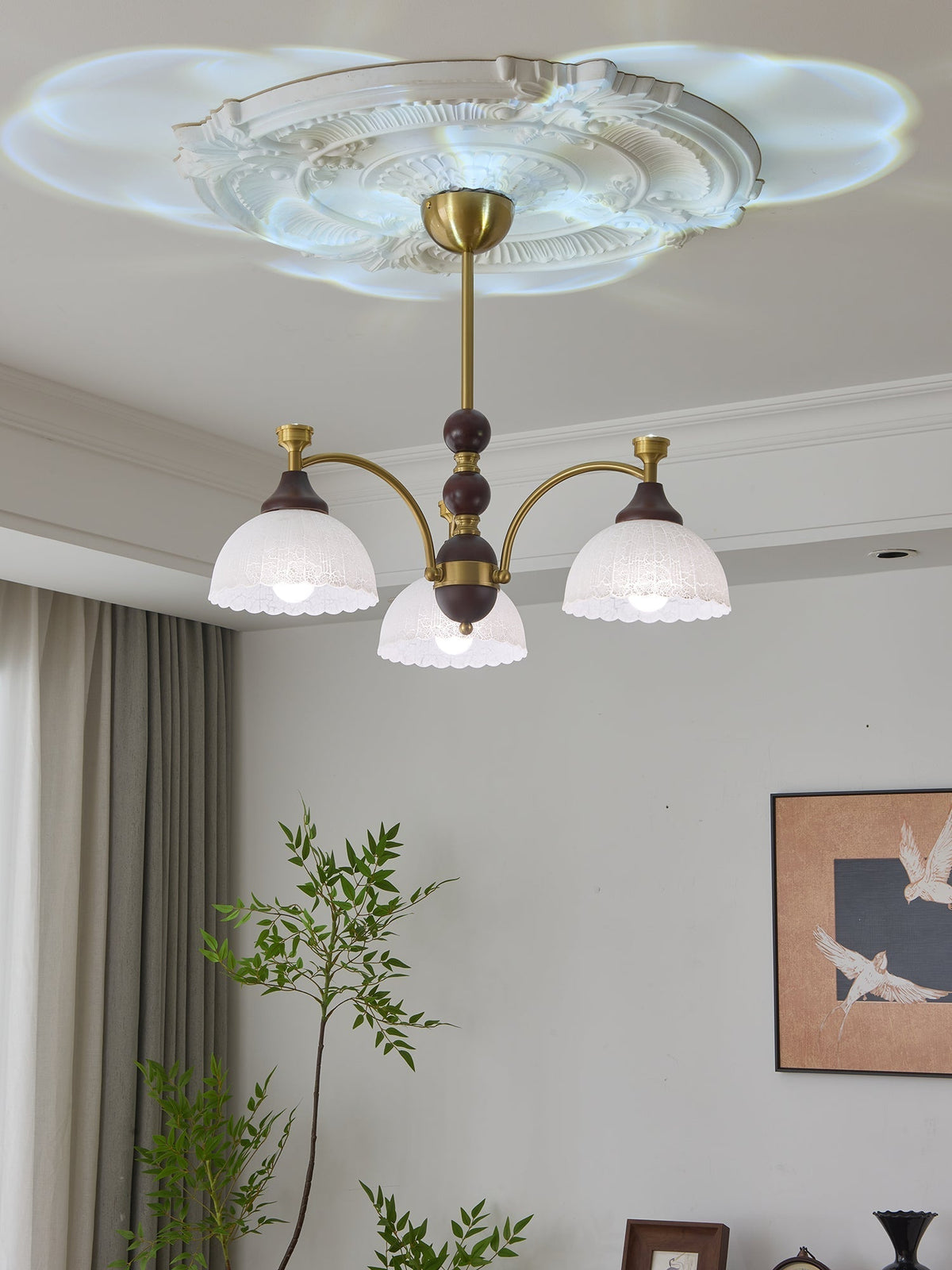 Vosolir Traditional Elegance Wood Chandelier