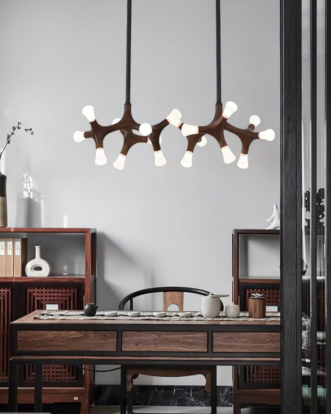 Mynorila Branch-Design Wood Pendant Light